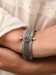 JAYPORE Silver Bangle Style Bracelet