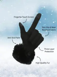 FabSeasons Women Acrylic Winter Gloves