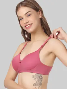 Designer Bugs Women Cotton Medium Coverage Non Padded Bra