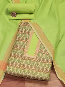 Biba Floral Printed Pure Cotton Unstitched Dress Material