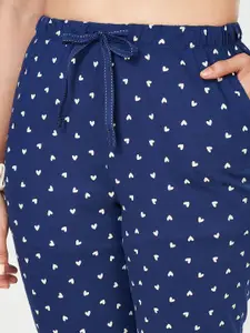 Dreamz by Pantaloons Women Printed Pure Cotton Lounge Pants
