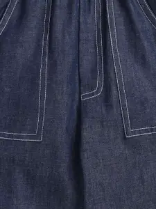 taffykids Girls Printed Halter Neck Pure Cotton Crop Top With Trousers