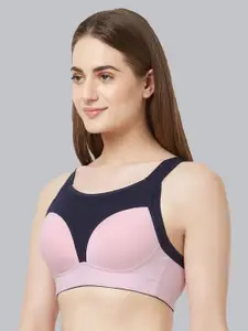 Soie Women Cotton All Day Comfort Full Coverage Non-Wired Lightly Padded Workout Bra