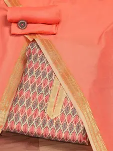 Biba Floral Printed Pure Cotton Unstitched Dress Material