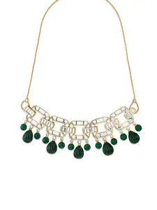 Isharya Brass Gold-Plated Choker Necklace