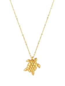 Isharya Gold-Plated Animal Shaped Pendants with Chains