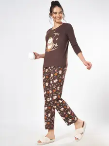 Dreamz by Pantaloons Women Printed Night suit