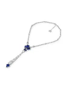 Isharya Brass Rhodium-Plated Necklace