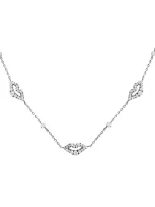 Isharya Brass Rhodium-Plated Necklace