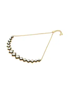 Isharya Brass Gold-Plated Choker Necklace