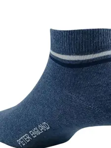 Peter England Pack Of 3 Striped Ankle Length Socks