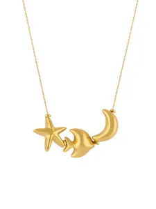 Isharya Brass Gold-Plated Necklace