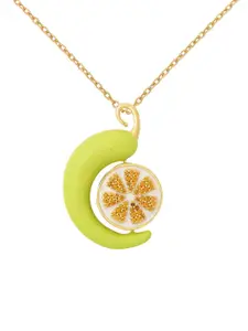 Isharya Brass Gold-Plated Necklace