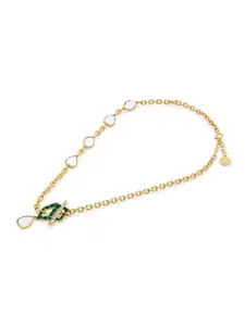 Isharya Brass Gold-Plated Necklace