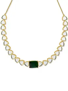 Isharya Brass Gold-Plated Choker Necklace