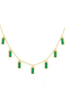 Isharya Brass Gold-Plated Choker Necklace