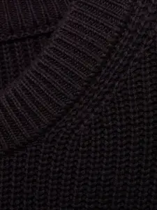 MANGO MAN Ribbed Cable Knit Pullover