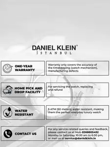 Daniel Klein Men Dial & Straps Analogue Watch DK.1.13313-7