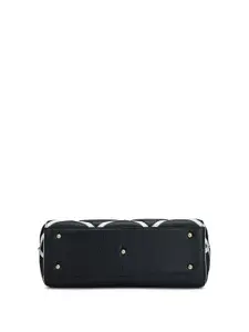 Da Milano Textured Leather Structured Satchel