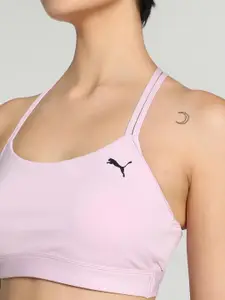 Puma Women Printed Non-Wired and Removable Padding Workout Bra