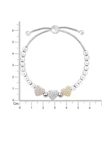 TOUCH925 Silver Charm Bracelet
