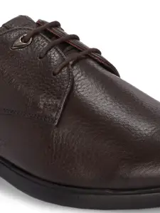 Valentino Men Leather Lace Up Formal Derbys Shoes