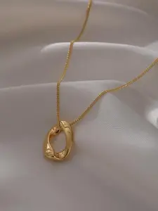 MYKI Gold-Plated Quirky Pendants with Chains