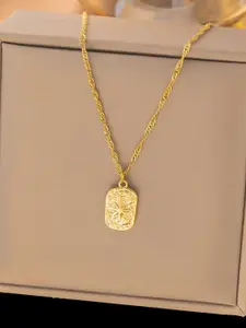 MYKI Gold-Plated Quirky Pendants with Chains