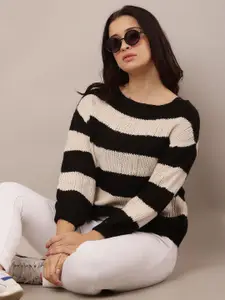 NoBarr Women Striped Pullover