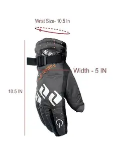 Alexvyan Men Patterned Riding Gloves