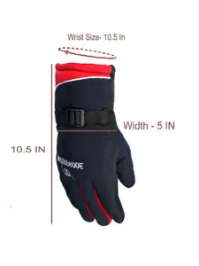 Alexvyan Men Patterned Winter Gloves