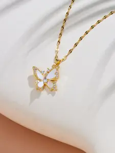 MYKI Gold-Plated Quirky Pendants with Chains