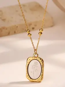 MYKI Gold-Plated Quirky Pendants with Chains