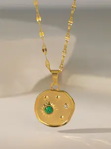 MYKI Gold-Plated Quirky Pendants with Chains