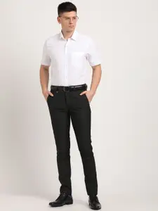 Turtle Men Standard Slim Fit Opaque Formal Shirt