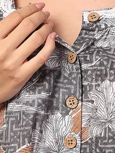 House Of Zelena Printed Nightdress