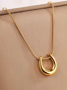 MYKI Gold-Plated Quirky Pendants with Chains