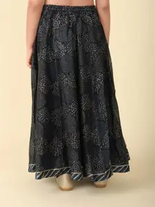 Fabindia Girls Printed Ready to Wear Lehenga & Blouse With Dupatta