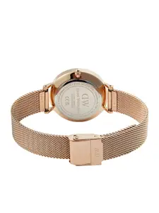 Daniel Wellington Women Printed Dial & Stainless Steel Straps Analogue Watch DW00100773K