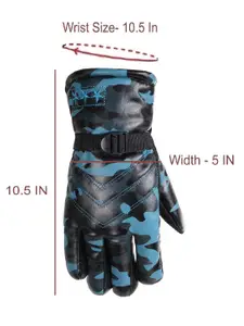 Alexvyan Men Patterned Winter Gloves