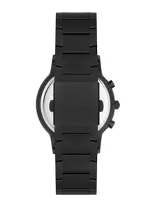 Ferro Men Brass Dial & Stainless Steel Bracelet Style Straps Analogue Chronograph Watch FM11151A-G