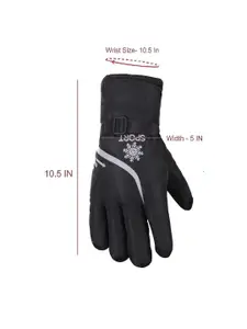Alexvyan Men Patterned Winter Gloves