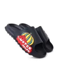 KAPYANSH Men Printed Rubber Sliders
