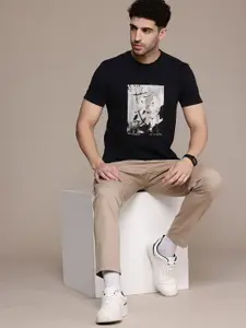 French Connection Graphic Printed Pure Cotton T-shirt