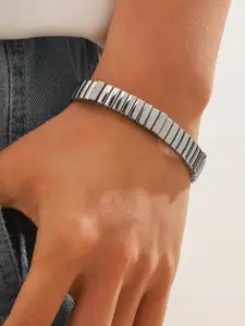 VAMA Women Silver-Plated Bracelet