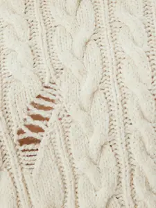 Koton Women Cable Knit Long Sleeves Pullover