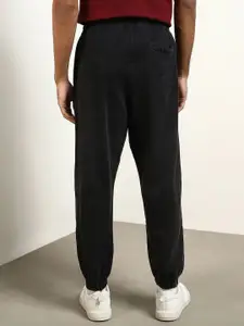 NOBERO Men Pure Cotton Relaxed-Fit Track Pant