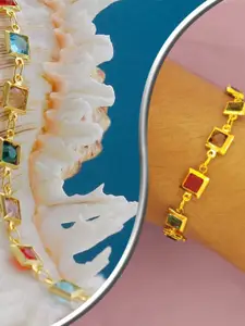 VAMA Women Gold-Plated Wraparound Bracelet