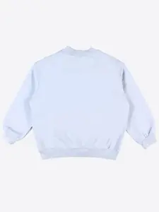 CUTECUMBER Girls Printed Round Neck Sweatshirt