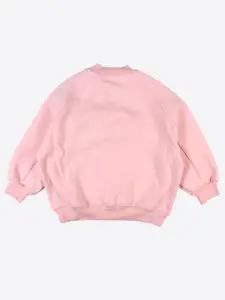 CUTECUMBER Girls Printed Round Neck Sweatshirt